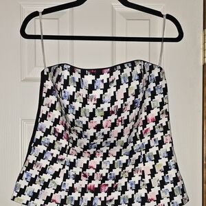 White House Black Market Corset Top Size 12